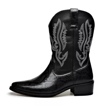 Осенне-зимние рыцарские ботинки в стиле ретро для мужчин, модные повседневные кожаные дизайнерские роскошные мужские туфли большого размера, однотонные мужские ботинки челси