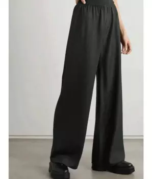 Осенне-зимние шерстяные широкие повседневные брюки женские брюки