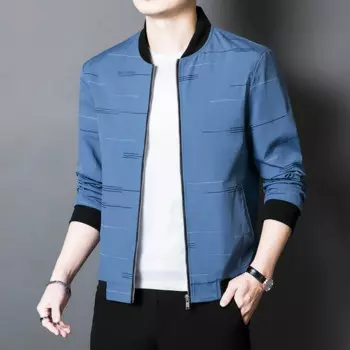 Осенне-зимняя повседневная куртка с круглым вырезом