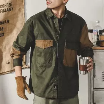 Осенние мужские джинсовые пальто с карманами на пуговицах. Модная дизайнерская брендовая верхняя одежда. Недорогая мужская джинсовая куртка. Зимняя верхняя одежда. Мужская одежда.