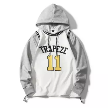 Осенние мужские толстовки, новая модная уличная спортивная свободная баскетбольная форма с буквенным принтом, Мужская футболка с длинным рукавом