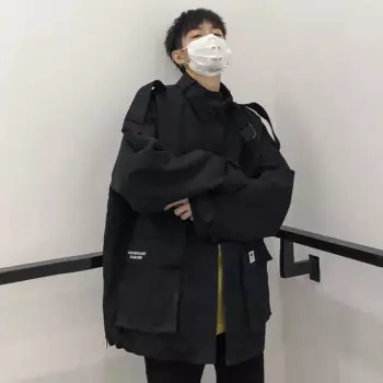 Осенняя куртка для мужчин и женщин 2022, бейсбольная униформа в гонконгском стиле панк, универсальная Корейская трендовая крутая куртка-бомбер