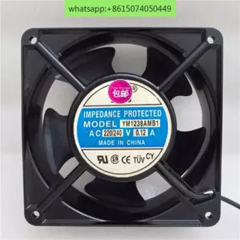 Осевой охлаждающий вентилятор YM1238AMB1 AC220V 0.12A 12 см YM212ATB1
