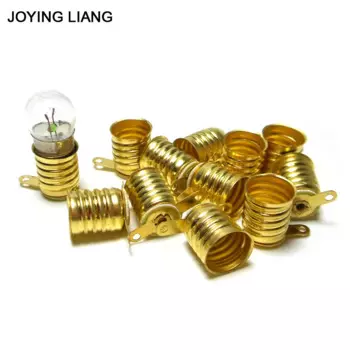 Основы для ламп JOYING LIANG E10 латунные 10 шт