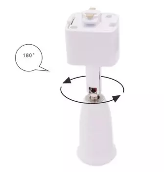 Основание светильника E27 USBO белый/черный