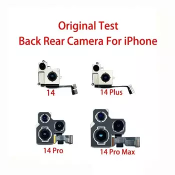 Основная камера заднего вида с модулем вспышки и гибким кабелем для IPhone 14 Plus Pro Max