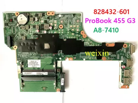 Основная плата 828432 -601 для HP ProBook 455 G3 455-G3 445 G3 материнская плата для ноутбука с A8-7410 DAX73AMB6E1 100% тест хороший