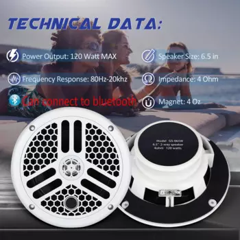 Основной динамик морской водонепроницаемый динамик спа бассейн ATV гольф тележка яхта мотоцикл гидроцикл