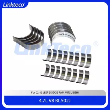 Основной коленчатый вал двигателя и подшипник шатуна подходит для 4,7 L T V8 GAS EVA для 02-13 4.7L JEEP DODGE RAM CHRYSLER BC502J MB5284SI