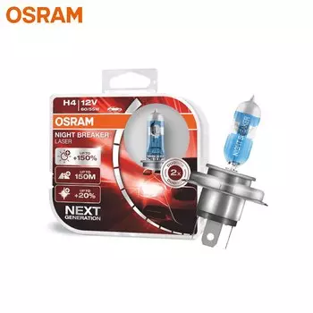 OSRAM H4 9003 HB2 64193NL галогенная Ночная Лазерная лампа следующего поколения 12 в 60/55 Вт P43t 150% яркая Автомобильная оригинальная фара, пара