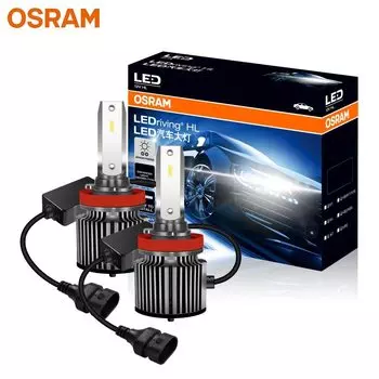 OSRAM LED H8 H11 H16 Светодиодная версия CF Автомобильная фара PGJ19 6000K Белый 50W 4000LM Яркие светодиодные оригинальные лампы Противотуманные фары D6211CW