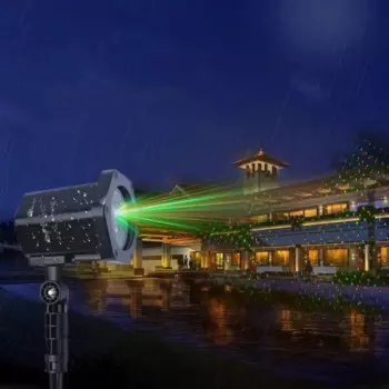 Освещение для газона и деревьев, сценическое освещение, наружный водонепроницаемый зеленый лазер 30 мВт + красный 100 мВт, миниатюрный мощный светодиодный светильник Litwod Ls001 более 1000