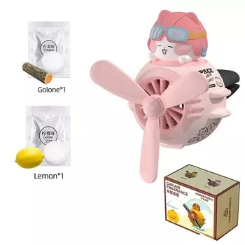 Освежитель воздуха для автомобиля, освежитель воздуха с вращающимся пропеллером для кошек и собак, аксессуары для авто