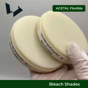 Отбеливатель BL1 BL2 BL3 BL4Color гибкий ПММА диск частичный каркас для протеза чистая открытая система стоматологические улыбки ацеталь блоки