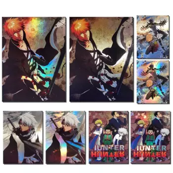 Отбеливатель Kurosaki Ichigo Hitsugaya Toushirou Gon Freecss Killua Zoldyck цветные фонарики Коллекционные детские игрушки подарки на день рождения