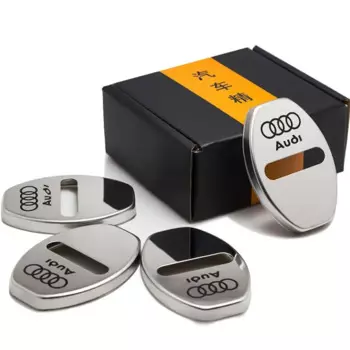 Отделка дверного замка Защитная крышка для Audi A4 B6 B8 B7 A6 C5 C6 C7 A3 A5 Q3 Q5 Q7, аксессуары для стайлинга автомобиля