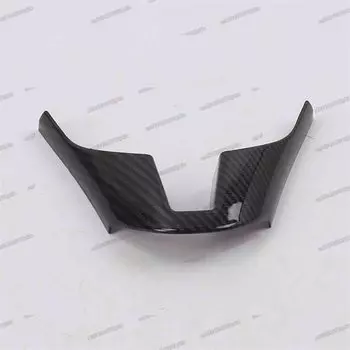 Отделка на руль автомобиля из углеродного волокна, украшение для mazda cx-5 2012 2013 2014 2015 2016 cx5 cx 5, спортивные аксессуары для интерьера
