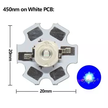 OTdiode 3W Royal Blue LED Диод для растений