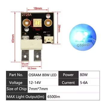 OTdiode BALL 40W 60W 80W High Power LED Stage Light