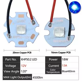 OTdiode XHP50 XHP70 LED Chip лампа 20Вт