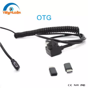 OTG-камера OV2710 HD 1080P, 15 х15 мм, разъем для объектива, мини-USB, растягивающийся кабель для безопасности Android мобильный телефон