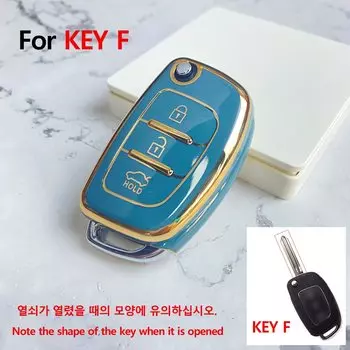 Откидной чехол для ключа автомобиля 3/4 бутылки для Hyundai Solaris Creta Ix25 Kona Tucson Sonata FE I40 Elantra Ix35 I20 Ix45 HB20 Accent
