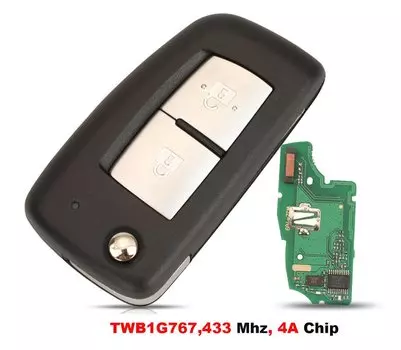 Откидной дистанционный ключ jingyuqin TWB1G767 433 МГц PCF7961M 4A для Nissan Qashqai (J11E/J11R) Micra (K14FR) Pulsar (C13M) X-Trail (T32)