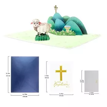 Открытка 3D Magic Ants для крестин