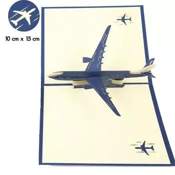 Открытка 3D Самолет Mr Joke