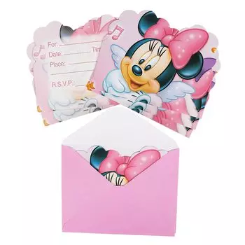 Открытки для дня рождения Disney 12 шт