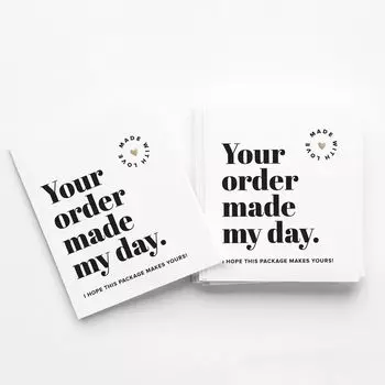 Открытки с благодарностью для малого бизнеса