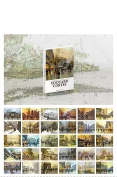 Открытки SJMANDUN серия известных художников 30 шт