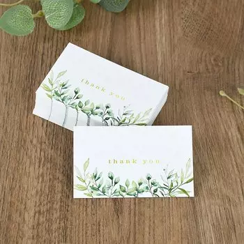 Открытки спасибо YONGSNOW, набор из 50 штук