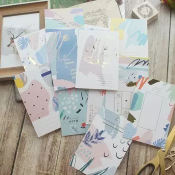 Открытки TSbansheng абстрактные 12 шт.