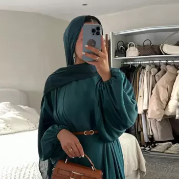 Открытый комплект из абая, кимоно с платьем-хиджаб без рукавов, атласные абайи, Дубай, роскошные мусульманские женские костюмы, исламский наряд, кафтан