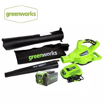 Открытый сад greenWorks воздуходувка DigiPro G-MAX 40 В Беспроводная 185MPH воздуходувка для листьев/вакуатор с зарядным устройством 4ah Садовые инструменты