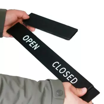 Открытый закрытый слайдер знак Открытые Знаки слайдер дверь индикатор прозрачный текст дисплей цветной текст слайдер дверной индикатор для