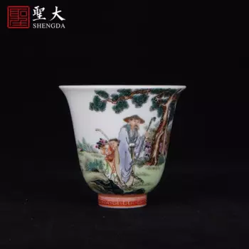 Отличный ремесленный fanxin пастельный «возвращающийся» мастер чашка Цзиндэчжэнь ручная роспись высококачественный чайный сервиз чайная чашка