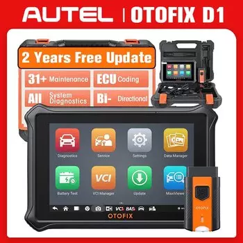 OTOFIX D1 диагностический инструмент двунаправленное управление OE-уровень OBD2 все системы Bluetooth сканер автомобильный инструмент Бесплатное обновление 2 года