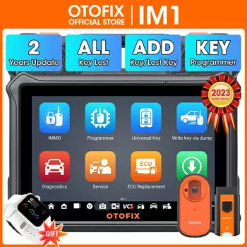 OTOFIX IM1 Автомобильный ключ FOB Инструмент для программирования Все системы Инструмент диагностического сканирования Автоматический программатор ключей IMMO Функция Ключевой инструмент 2-летнее обновление