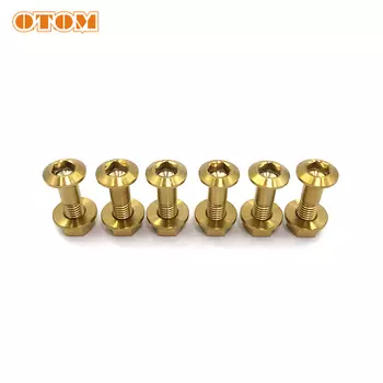 OTOM болты звездочки мотоцикла M8x1,25 звездочка, винты, гайки, набор гаек для HONDA YAMAHA KXF SUZUKI AVANTIS BRZ, универсальный