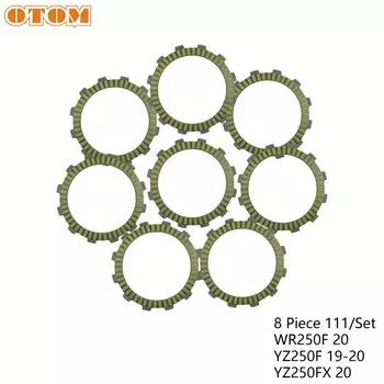 OTOM комплект фрикционных дисков сцепления мотоцикла 3XJ-16321-00 для YAMAHA YZ125 TTR250 WR250F YZ250F YZ250FX XT250X внедорожник питбайк