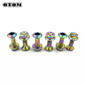 OTOM мотоциклетная задняя цепь, дисковая гайка, велосипедный болт из титанового сплава с шайбой M8 * 32 мм для KTM HONDA YAMAHA SUZUKI KAWASAKI
