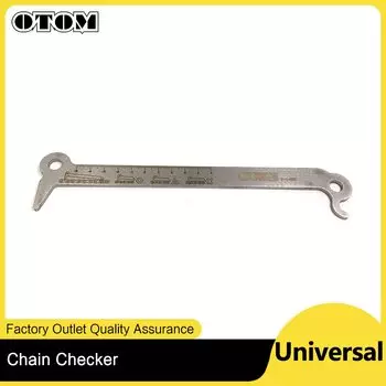 OTOM портативная Мотоциклетная цепь Checker индикатор износа из нержавеющей стали универсальный цепной крюк болт измерительный инструмент измерительная линейка