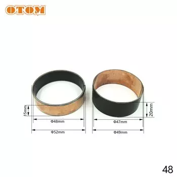 OTOM SHOWA/KYB передняя вилка сальник стопорное кольцо прокладка обратная втулка ползунок втулка японский ремонтный комплект амортизатора для HONDA