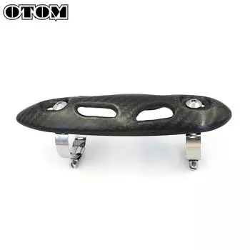 OTOM защита выхлопной трубы мотоцикла углеродное волокно защита от ожогов защитный Глушитель Защита тепловой экран для мотоцикла универсальный