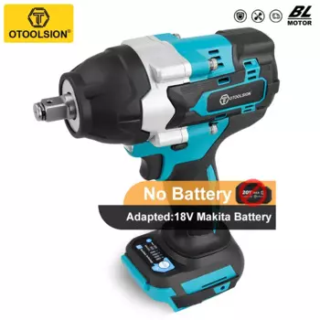 OTOOLSION 1/2 нм бесщеточный Электрический ударный гайковерт дюйма Беспроводная фотобатарея Makita 18 в беспроводные электроинструменты