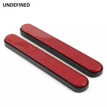 Отражатель мотоцикла, прямоугольная защелка на седло, чехол-отражатель Предупреждение Harley Dyna Sportster Softail