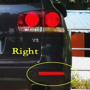 Отражатель заднего бампера для VW Touareg 2002-2010, декоративная верхняя лампа заднего стоп-сигнала, указатель поворота, автомобильные аксессуары