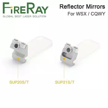 Отражатели лазерные FireRay 30x14x2 мм, отражающие линзы с держателем для сварщика CQWY SUP20S/T WSX
